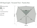 DD SuperLight Pyramid Tent Family Size