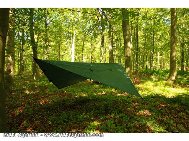 Bâche DD Tarp 3x3 Pro – Olive Green, 21 Points D'attache, 16 œillets, Imperméable 3000 Mm, Avec Piquets Et Haubans