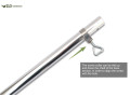 DD Tarp Pole 2.2 m (2-pack) – teleskopiske tarpstenger tarps og vindbeskyttelse