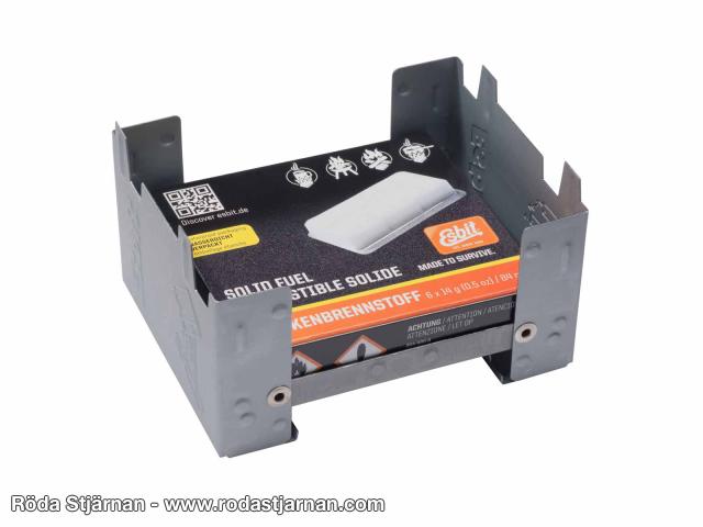 Esbit Pocket Stove med brenseltabletter 6x14 g turkjøkken