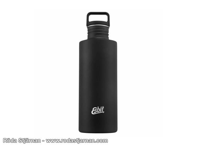 Esbit Sculptor rustfri vannflaske 750ml svart krus og feltflasker