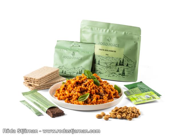 Food Force Hovedmåltid Frysetørket Pasta Bolognese med tilbehør turmat
