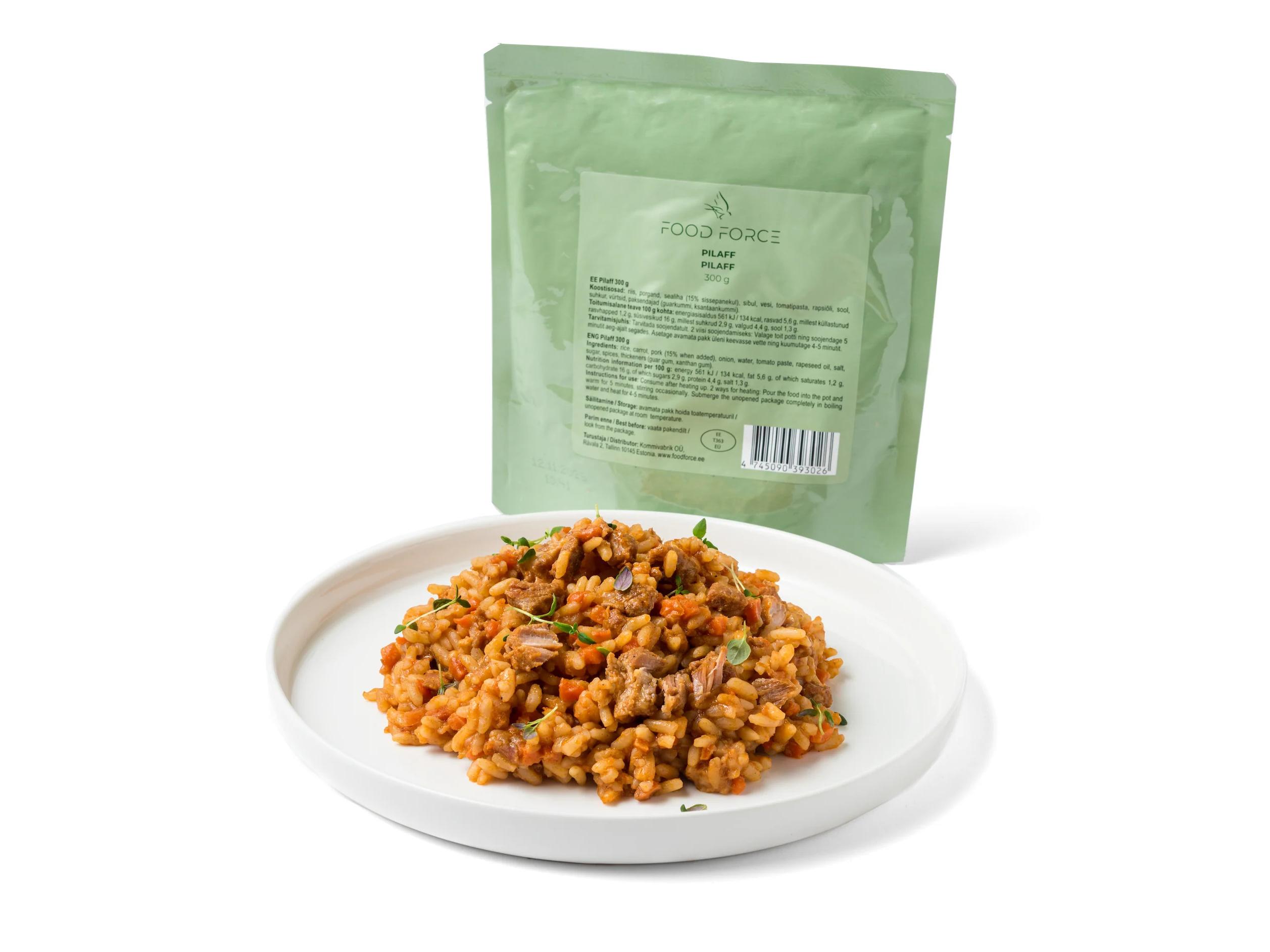 Product Image for Food Force Pilaf 300 g MRE