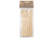 Fosco bestickset i bambu 4-pack