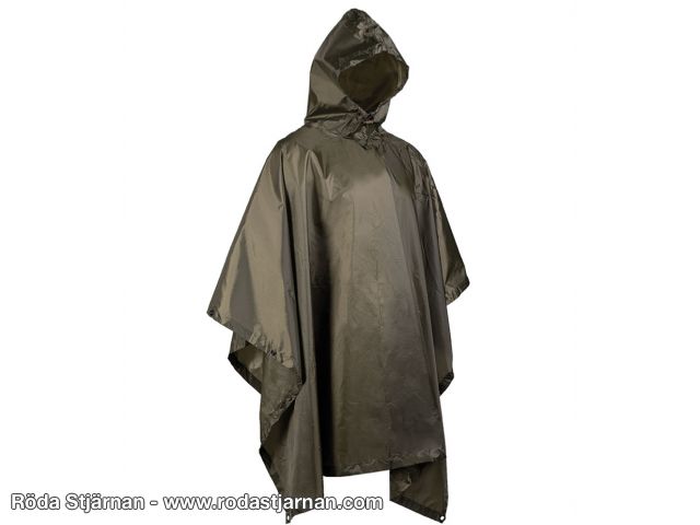 Mil-tec Vattentät Poncho Knäppetält Basic