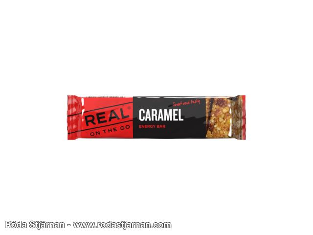 REAL On The Go karamell energibar 40 g turmat