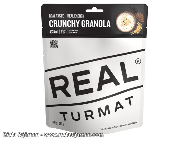 REAL Turmat crunchy granola frysetørket frokost turmat