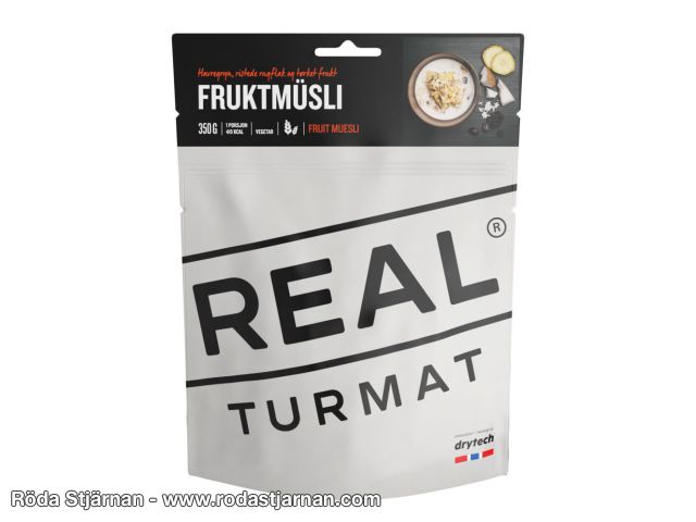 REAL Turmat fruktmüsli frysetørket frokost turmat
