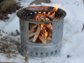 Stor wood stove turkjøkken