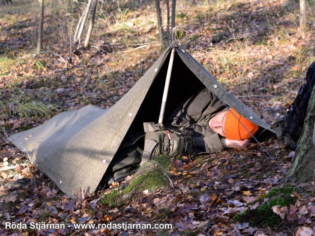 Tältdel Tarp Knäppetält NVA Zeltbahn