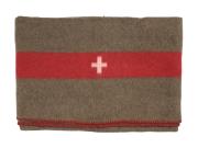 Ullteppe sveitsisk armémodell 200 x 150 cm