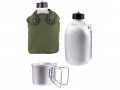 Aluminum bottle with cup and case French