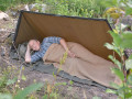 Austrian snap tent Tarp poncho and poncho tent