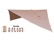 Bushmen HOT Tarp 3×3 canvas tarp