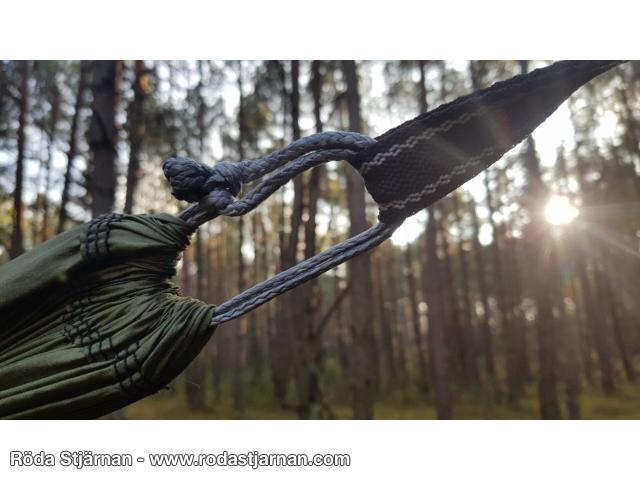 Bushmen Soft Shackle gray hammock