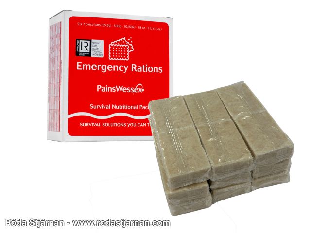 Crisis food Pains Wessex 500 g crackers with long shelf life meals and snacks