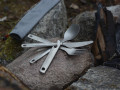 Cutlery Titan four parts plates and cutlery