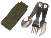 Cutlery with pouch
