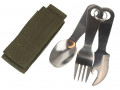 Cutlery with pouch