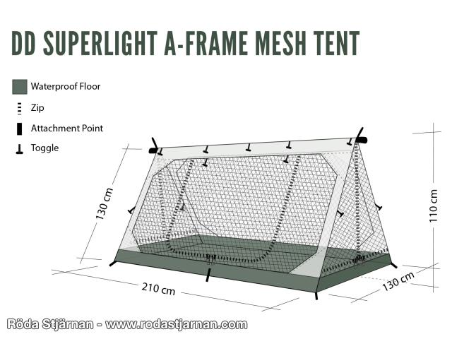 Buy DD SuperLight A-Frame Mesh Tent