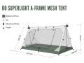 DD SuperLight A-Frame Mesh Tent