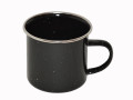 Enamel mug Black Stainless rim