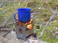 Enamel mug blue 350ml mugs and bottles