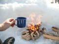 Enamel mug blue 350ml mugs and bottles