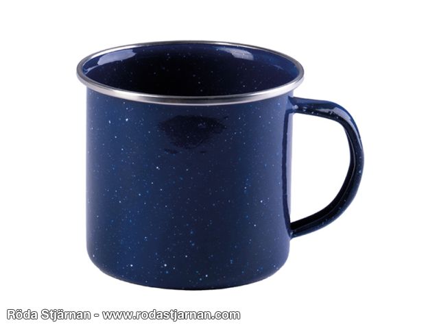 Enamel mug size 680ml blue mugs and bottles