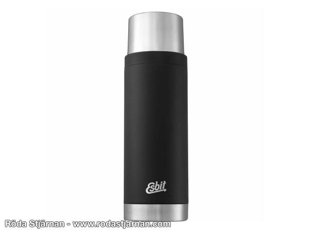 Esbit Vacuum Thermos 1L stainless steel black mugs and bottles