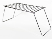 Foldable grill grate