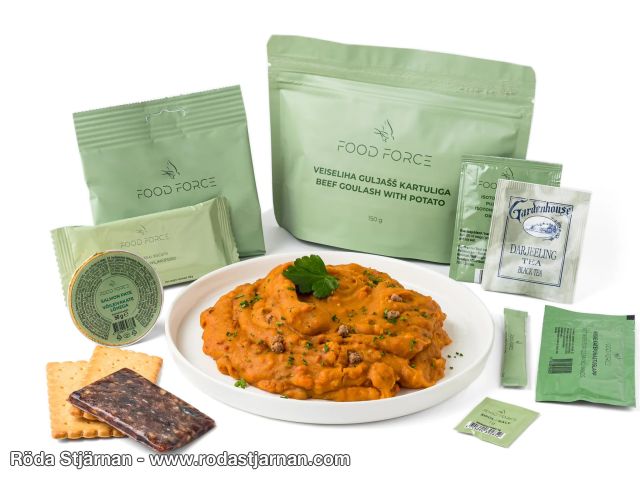 Food Force Freeze-dried Main meal Beef goulash with potatoes and side dishes meals and snacks