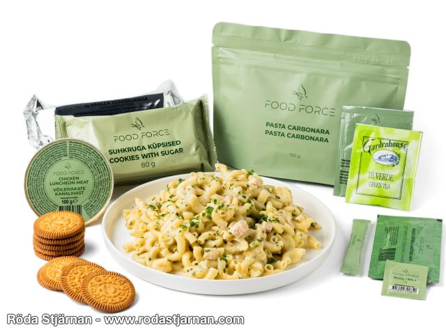 Food Force Meal ration Pasta Carbonara with accessories meals and snacks