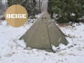 Lavvu large lightweight tent 3-4p Snowcoat Forest beige