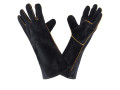 Leather Gloves Heat Protecting Long