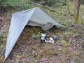 MFH Ultralight Tarp 3X3m Black tarps and wind protection