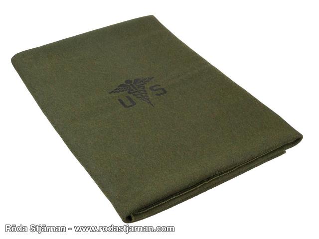 MFH US wool blanket olive 225 x 155 cm blankets