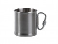 Mil-Tec Mug Stainless Steel Carabiner 250ml
