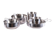 Mil-Tec Pot Set Five Pieces Stainless