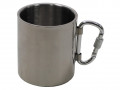 Mug Stainless Steel Carabiner Isolated