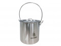Pathfinder Stainless Steel 64oz Bush Pot with Lid