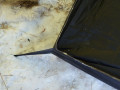 Place mat with edge tarps and wind protection