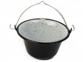 Pot for open fire 0.5 liter Enamel