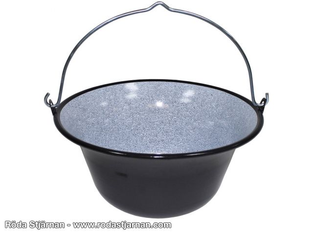 Pot for open fire 10 liters Enamel pots and pans