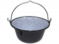Pot for open fire 6 liters Enamel