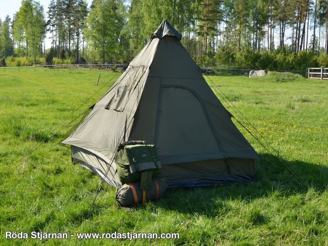 Pyramidtält Tipi 4 Personer