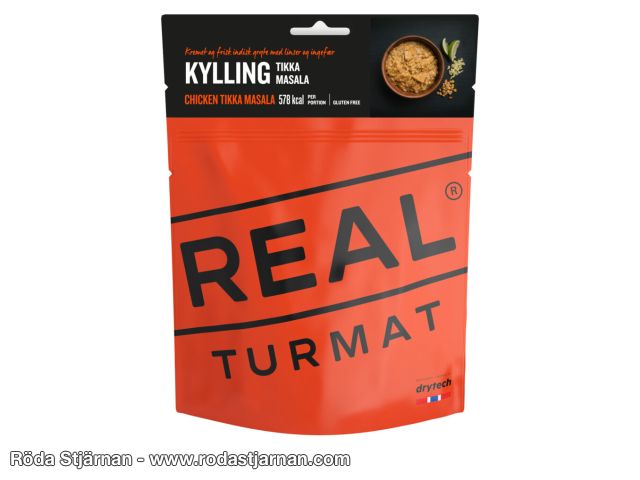 REAL Turmat Chicken Tikka Masala meals and snacks