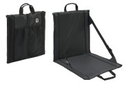 Seat pad with backrest Black