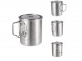 Steel pot 750ml with handle and lid