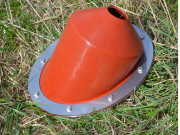 Tent penetration 45 degrees Flashing Kit